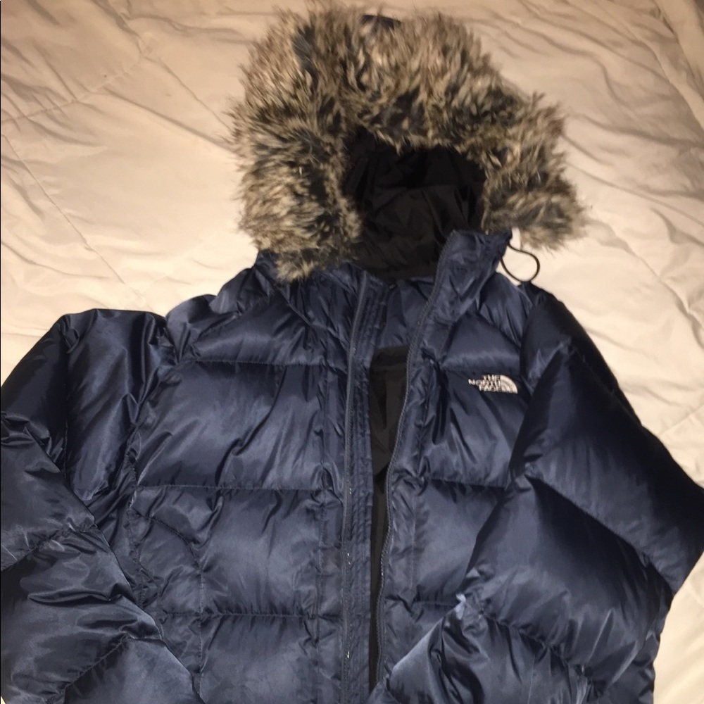 NORTH FACE women’s down jacket with hood